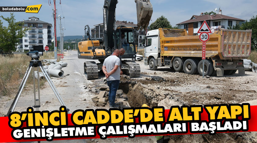 8’İNCİ CADDE’DE ALT YAPI GENİŞLETME ÇALIŞMALARI BAŞLADI 8’İNCİ CADDE’DE ALT YAPI GENİŞLETME ÇALIŞMALARI BAŞLADI