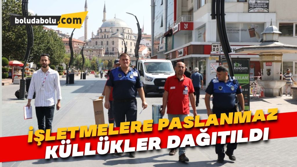 İşletmelere paslanmaz küllükler dağıtıldı İşletmelere paslanmaz küllükler dağıtıldı