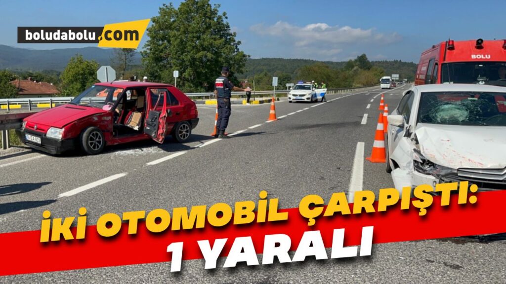 D-100’de iki otomobil çarpıştı: 1 yaralı D-100’de iki otomobil çarpıştı: 1 yaralı