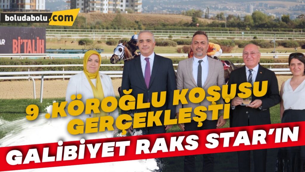 9. Köroğlu Koşusu’nda galibiyet Raks Star’ın oldu