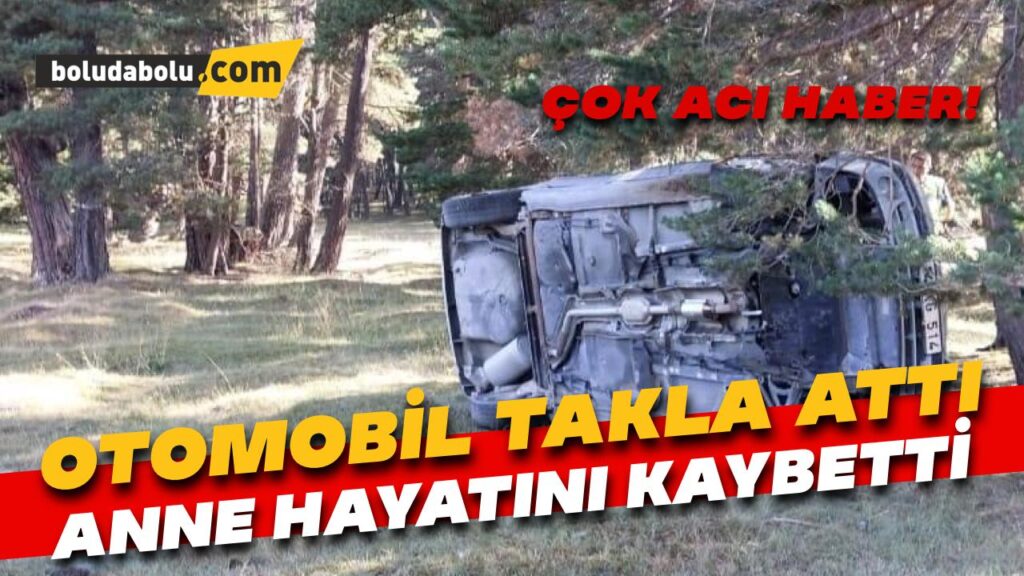 Otomobil yoldan çıkarak takla attı: 1 ölü, 2 yaralı Otomobil yoldan çıkarak takla attı: 1 ölü, 2 yaralı