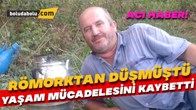 Römorktan düşerek ağır yaralanmıştı, 8 günlük yaşam mücadelesini kaybetti