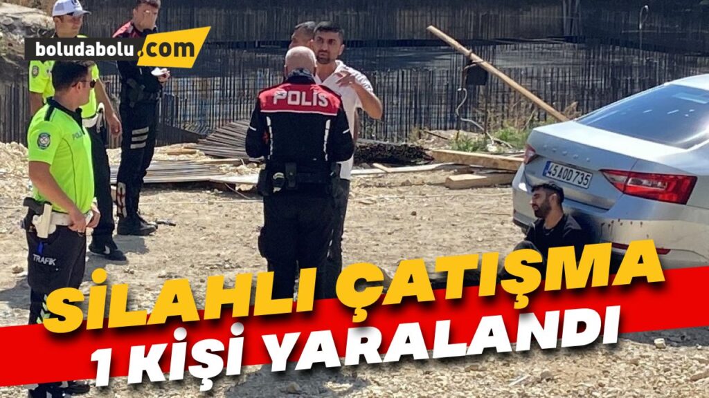 Silahlı çatışma: 1 kişi yaralandı Silahlı çatışma: 1 kişi yaralandı