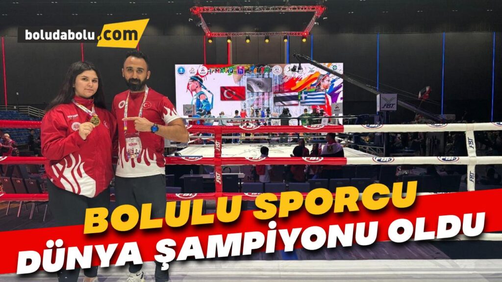 Bolulu sporcu dünya şampiyonu oldu Bolulu sporcu dünya şampiyonu oldu