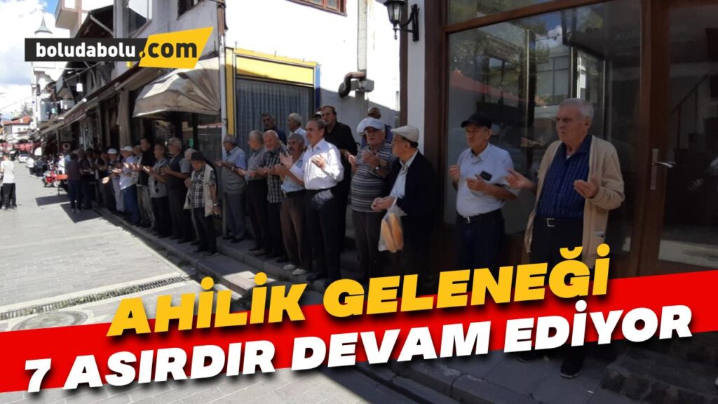 Ahilik geleneği her cuma devam ediyor Ahilik geleneği her cuma devam ediyor