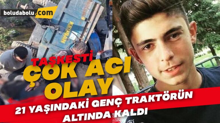 21 yaşındaki genç traktör altında kalarak can verdi