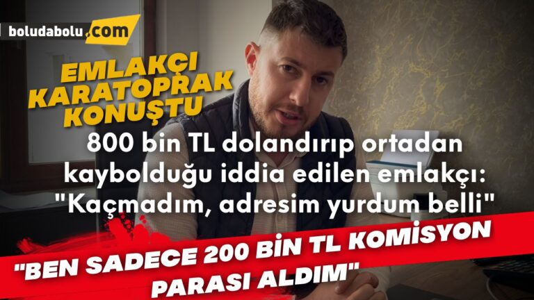 YURT AİLESİNİ DOLANDIRDIĞI İDDİA EDİLDİ, O EMLAKÇI İLK KEZ KONUŞTU
