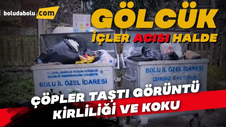 GÖLCÜK’TE ÇÖPLER TAŞTI