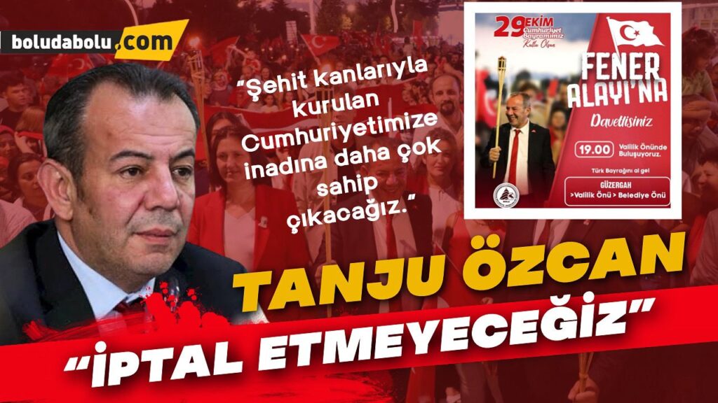 “TERÖRE İNAT, CUMHURİYET BAYRAMI ETKİNLİK VE KUTLAMALARINI İPTAL ETMİYORUM” “TERÖRE İNAT, CUMHURİYET BAYRAMI ETKİNLİK VE KUTLAMALARINI İPTAL ETMİYORUM”