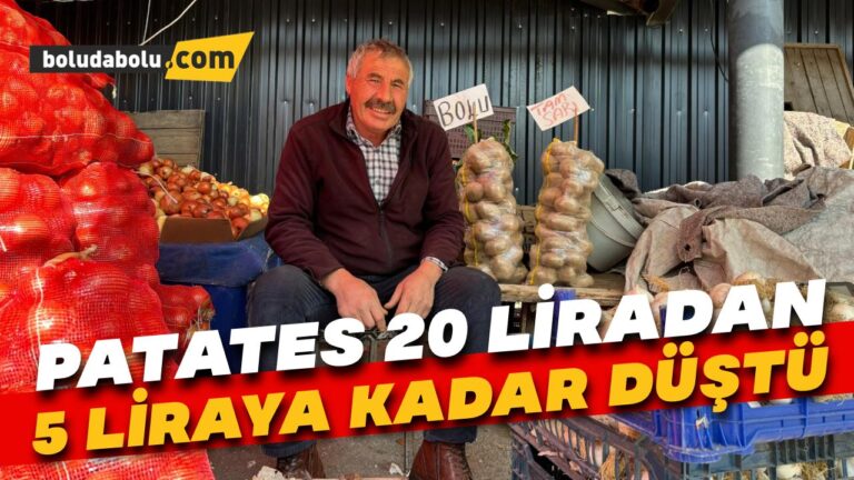 Patates 20 liradan 5 liraya kadar düştü