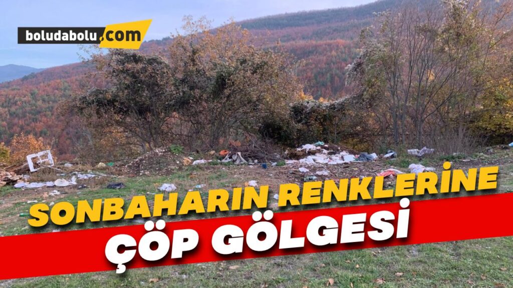 Sonbaharın renklerine çöp gölgesi Sonbaharın renklerine çöp gölgesi