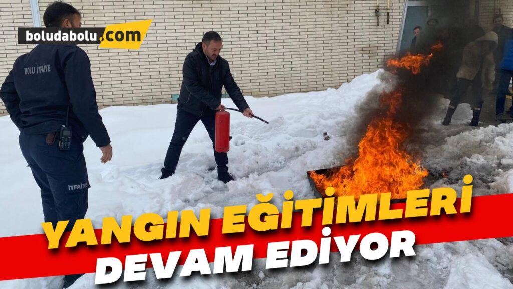 Yangın eğitimleri devam ediyor Yangın eğitimleri devam ediyor