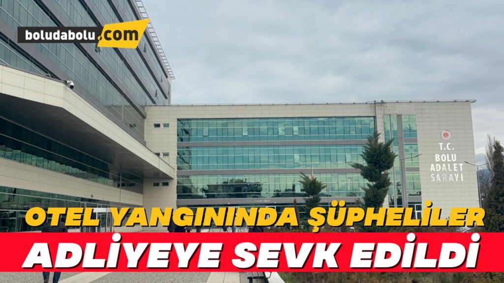Otel yangınına ilişkin gözaltına alınanlar adliyeye sevk edildi Otel yangınına ilişkin gözaltına alınanlar adliyeye sevk edildi