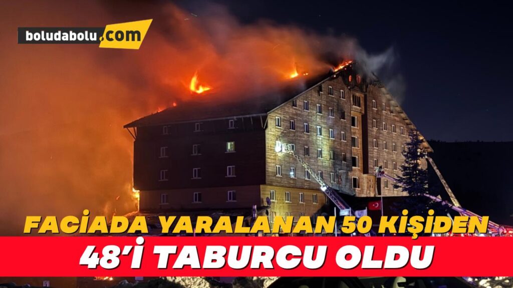 Otel faciasında yaralanan 50 kişiden 48’i taburcu oldu: 2 kişinin tedavisi sürüyor Otel faciasında yaralanan 50 kişiden 48’i taburcu oldu: 2 kişinin tedavisi sürüyor