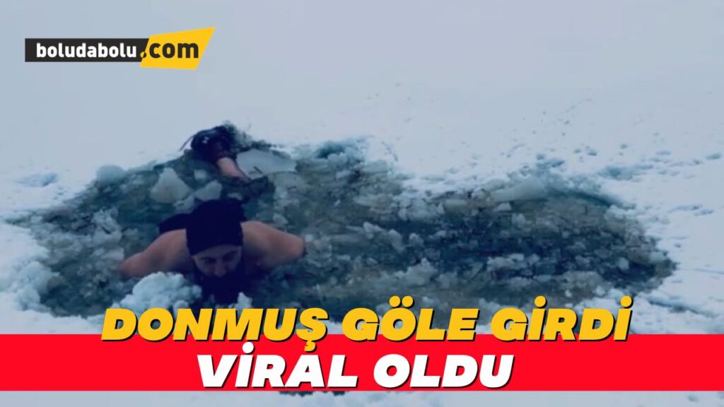 Donmuş göle girdi: “Keyif amaçlı yaptık bayağı viral oldu” Donmuş göle girdi: “Keyif amaçlı yaptık bayağı viral oldu”