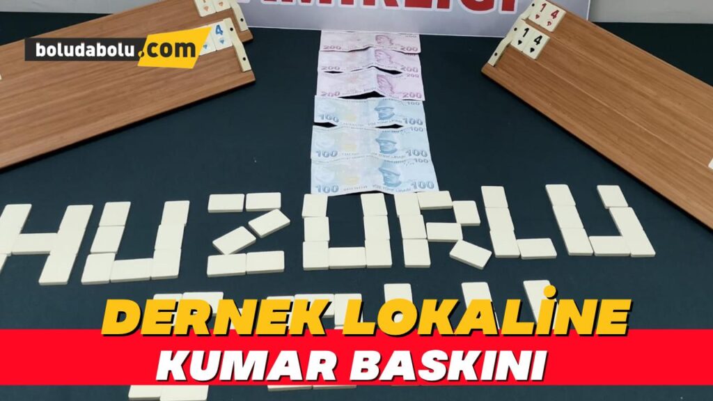 Dernek lokaline kumar baskını Dernek lokaline kumar baskını