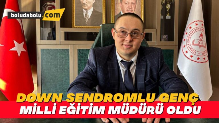 Down sendromlu genç milli eğitim müdürü oldu: İlk talimatı gençlere spor salonu oldu