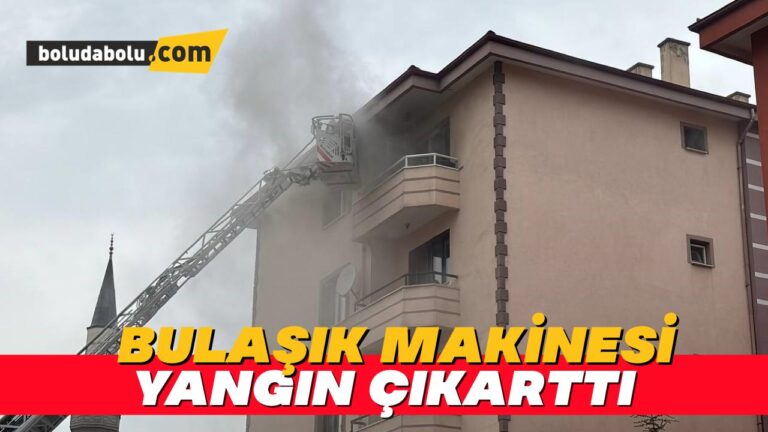 Bulaşık makinesi yangın çıkarttı