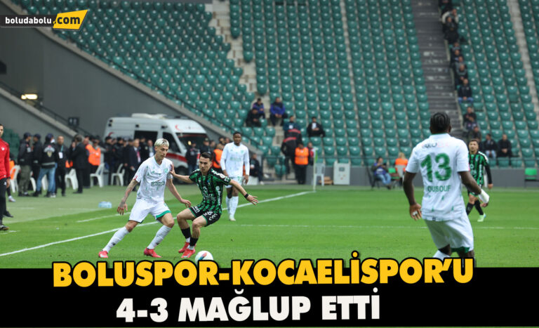 Boluspor play-off’u kafasına koydu şampiyonu evinde yendik