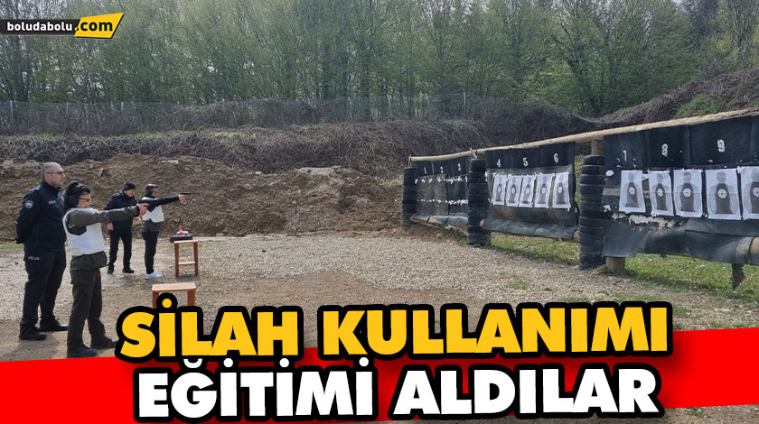 Orman Bölge Müdürlüğü personeline, silah eğitimi verildi Orman Bölge Müdürlüğü personeline, silah eğitimi verildi