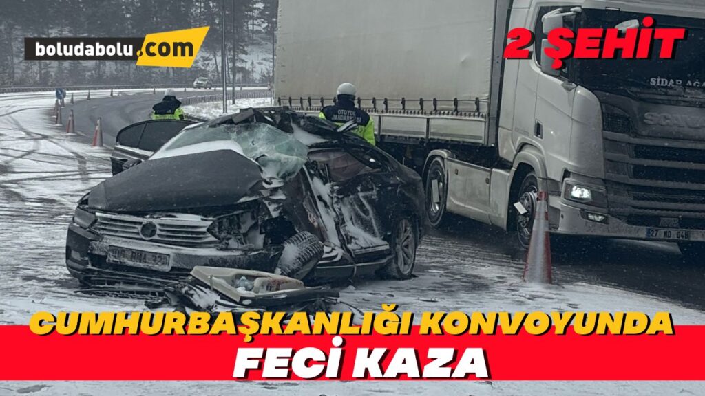 Cumhurbaşkanlığı konvoyunda feci kaza: 2 şehit Cumhurbaşkanlığı konvoyunda feci kaza: 2 şehit