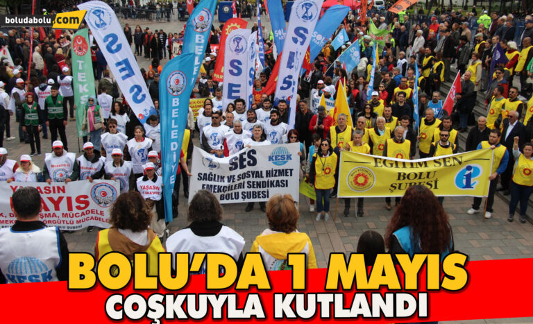 Bolu’da 1 Mayıs halaylar çekilerek kutlandı