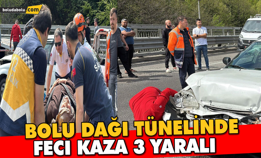 TEM’de otomobille oto kurtarıcı çarpıştı: 3 yaralı TEM’de otomobille oto kurtarıcı çarpıştı: 3 yaralı