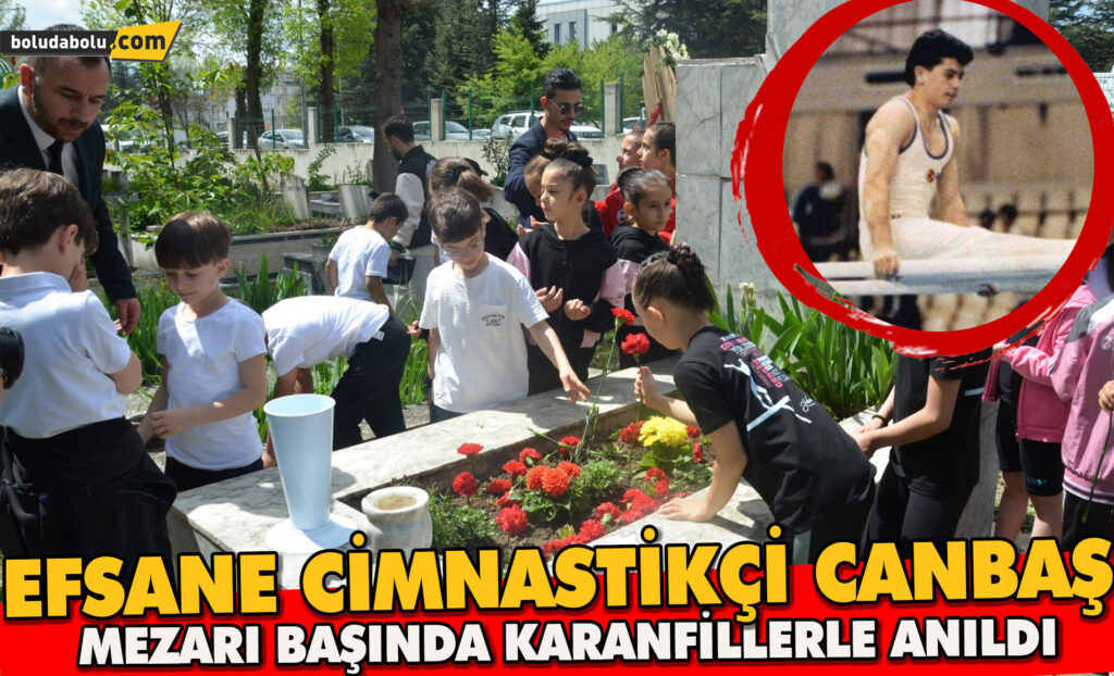 Efsane cimnastikçi Canbaş, karanfillerle anıldı Efsane cimnastikçi Canbaş, karanfillerle anıldı