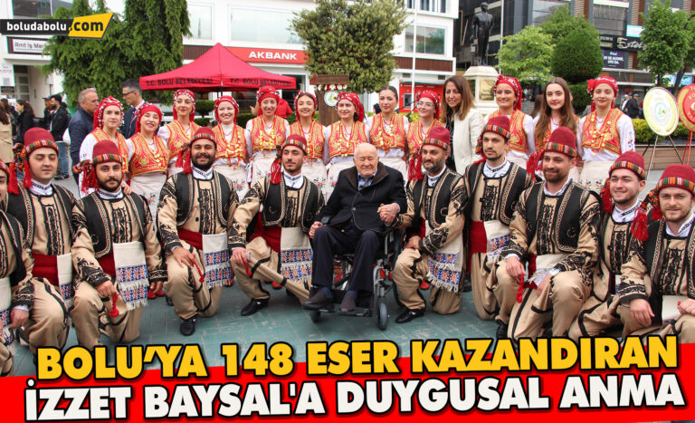 Bolu’ya 148 eser kazandıran İzzet Baysal’a duygusal anma