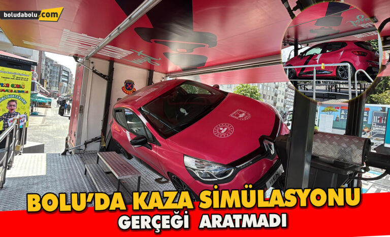 Kaza simülasyonu gerçeğini aratmadı