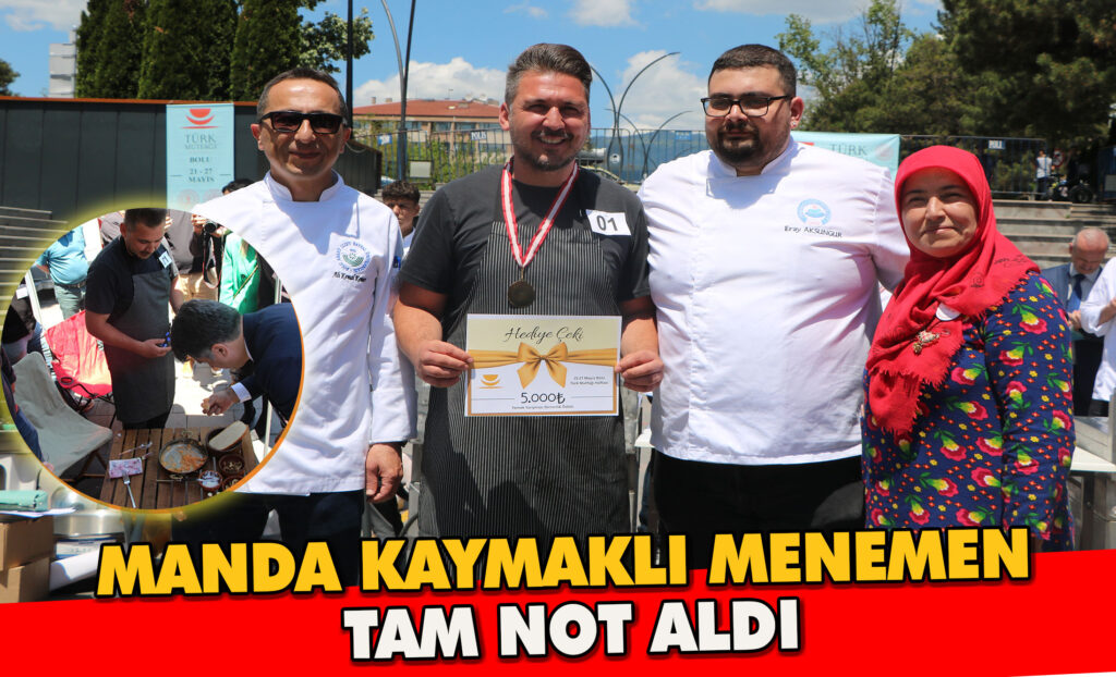MANDA KAYMAKLI “MENEMEN ” TAM NOT ALDI MANDA KAYMAKLI “MENEMEN ” TAM NOT ALDI