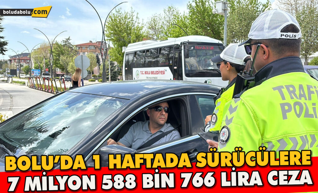 Bolu’da 1 haftada sürücülere ceza yağdı Bolu’da 1 haftada sürücülere ceza yağdı
