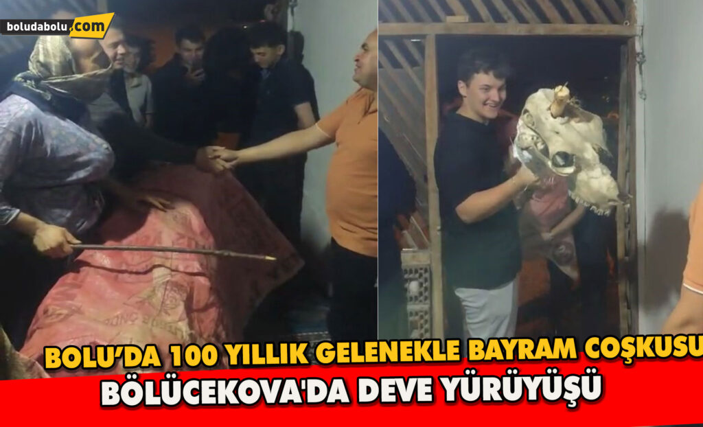 Bolu’da 100 yıllık bayram geleneği: Deve kostümü ile kapı kapı dolaşıp para topluyorlar Bolu’da 100 yıllık bayram geleneği: Deve kostümü ile kapı kapı dolaşıp para topluyorlar
