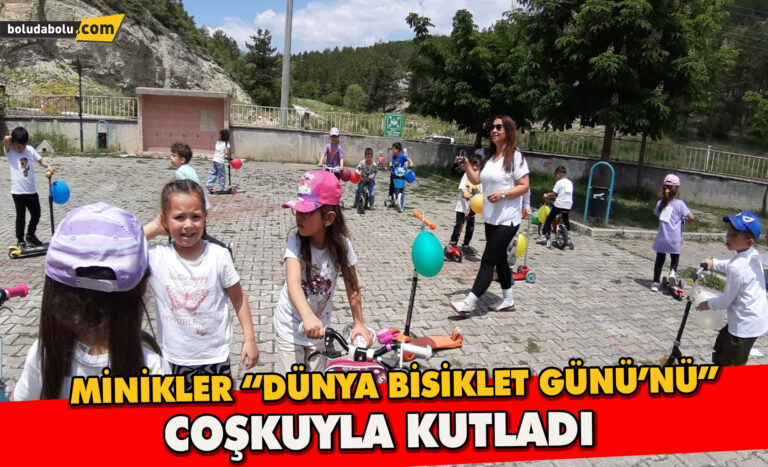 Minikler Dünya Bisiklet Günü’nü coşkuyla kutladı
