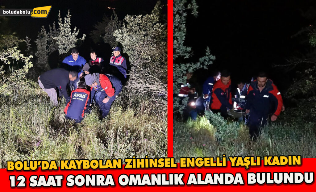 Kaybolan zihinsel engelli kadın 12 saat sonra bulundu Kaybolan zihinsel engelli kadın 12 saat sonra bulundu