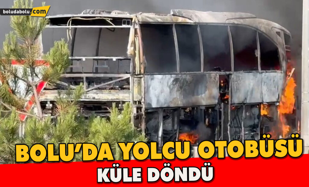 TEM’de yolcu otobüsü alev alev yandı: Yol trafiğe kapandı TEM’de yolcu otobüsü alev alev yandı: Yol trafiğe kapandı