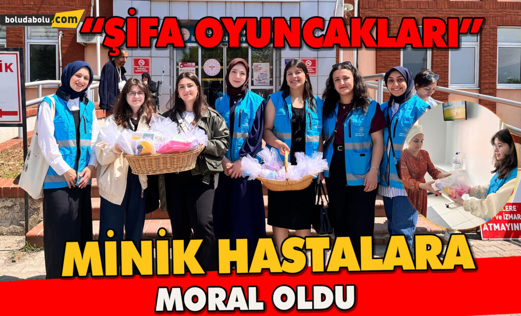 Minik hastalara moral oldular Minik hastalara moral oldular
