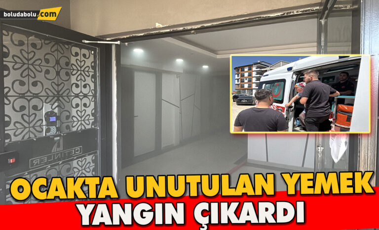 Mutfakta çıkan yangına komşu müdahalesi