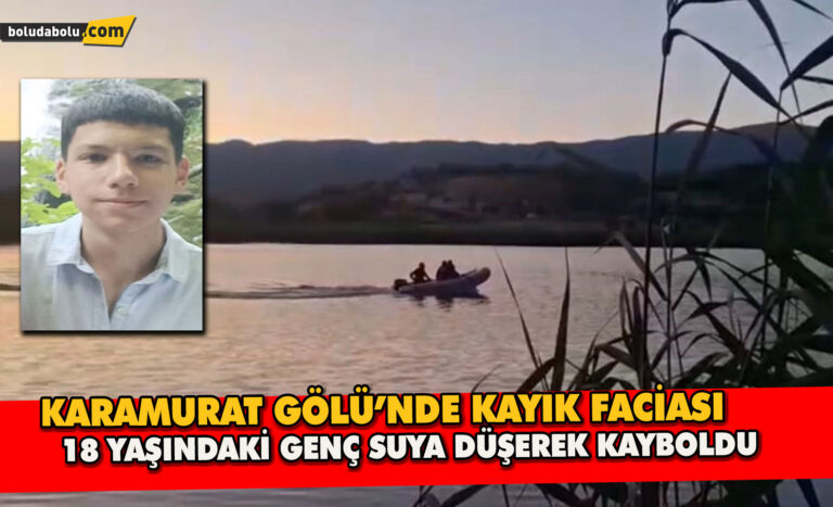 Karamurat Gölü’nde Kayık Faciası: 18 Yaşındaki Genç Suya Düşerek Kayboldu