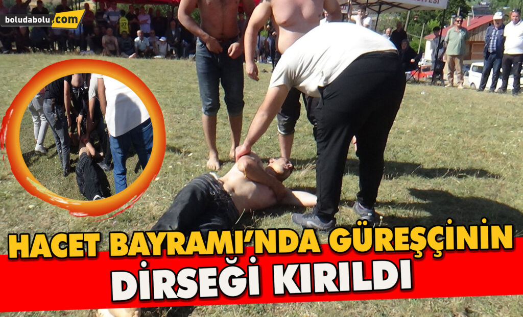Mudurnu’da Güreşçinin dirseği kırıldı Mudurnu’da Güreşçinin dirseği kırıldı