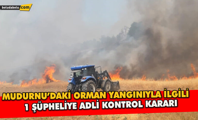 Mudurnu’daki Orman Yangınıyla İlgili 1 Şüpheliye Adli Kontrol Kararı