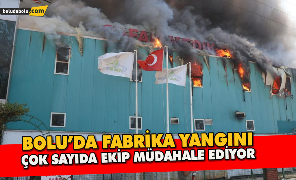 Bolu’da Fabrika Yangını Çok Sayıda Ekip Müdahale Ediyor Bolu’da Fabrika Yangını Çok Sayıda Ekip Müdahale Ediyor