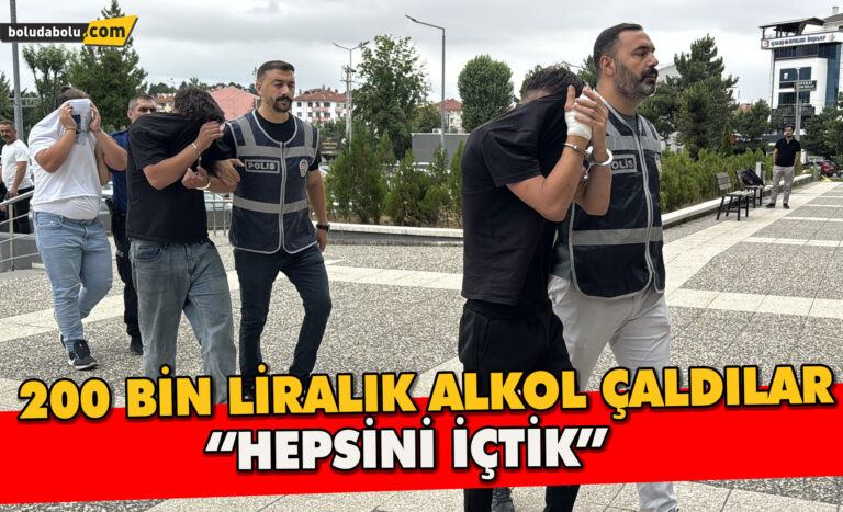 200 bin liralık alkol çaldılar: “Hepsini içtik”