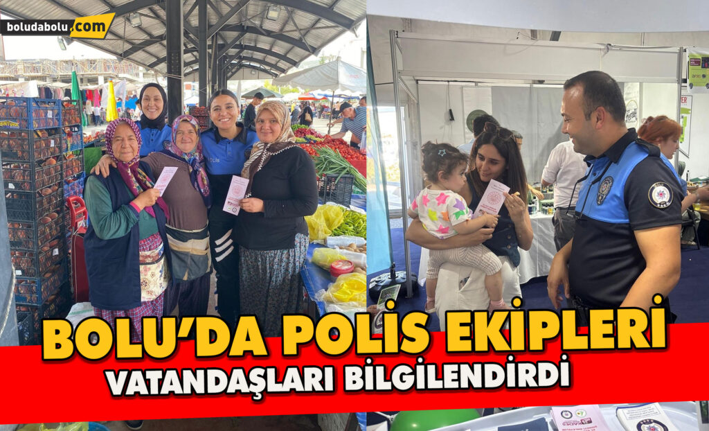 Bolu’da polis ekipleri vatandaşları bilgilendirdi Bolu’da polis ekipleri vatandaşları bilgilendirdi